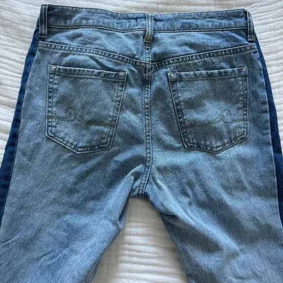 ROXY Cloudy Days Boyfriend Fit Two-Tone Jeans Like New ✨ - Picture 9 of 16